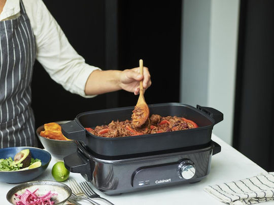 Cuisinart Multifunktionskocher 1400W mit Kapazität 4.7Es Schwarzer