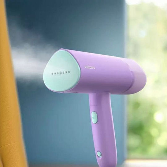 Philips Garment Steamer Hand 1000W with Tank 100ml Purple