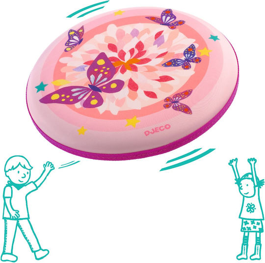 Djeco Frisbee Plastic with Diameter 20 cm Butterflies