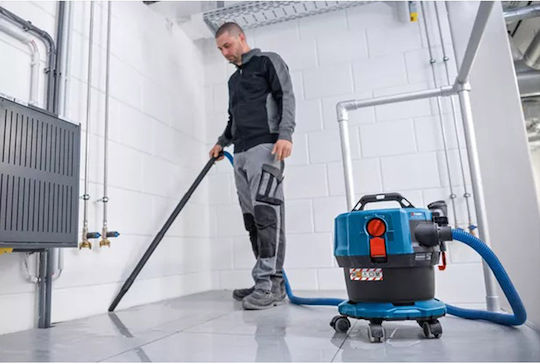 Bosch GAS 18V-12 MC Professional Επαναφορτιζόμενη Σκούπα Υγρών / Στερεών Χωρίς Φορτιστή και Μπαταρία με Πλαστικό Κάδο 12lt