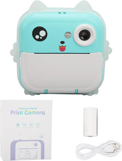 28929000-12 Children's Camera 20MP with Thermal Printing Optical Zoom 10x Light Blue