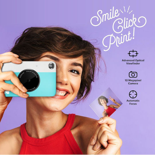Kodak Printomatic Instant Φωτογραφική Μηχανή Blue
