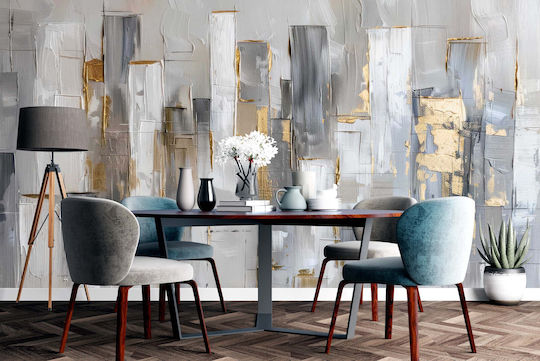 Tapet de Perete 220x148cm Auriu
