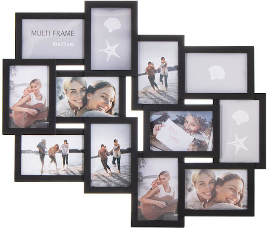Multi Montare Pe Perete 12 Fotografii Cu Ramă Neagră Din Plastic 50x59 Multi Montare Pe Perete 12 Fotografii Cu Ramă Neagră Din Plastic 50x59