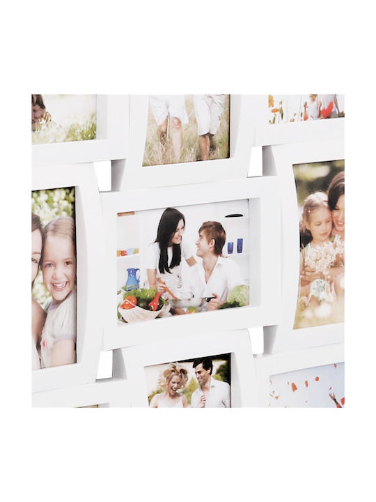 Multi Montare Pe Perete 18 Fotografii Plastic Cu Rama Foto Albă