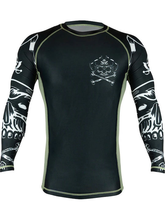 PrideOrDie Long Sleeve Shirt POD233 for Jiu-Jitsu Black