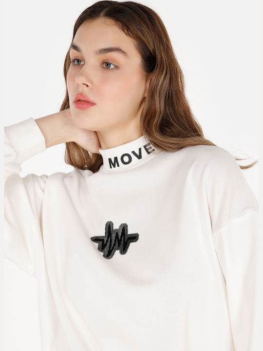 Long Women's Sweatshirt White