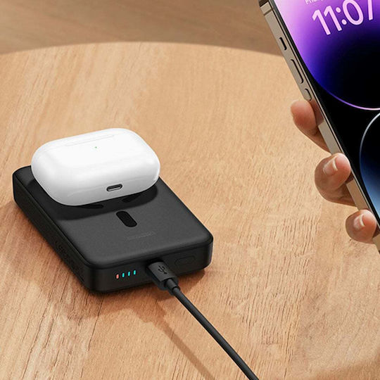 Baseus Magnetic Mini MagSafe Power Bank 10000mAh 30W with USB-C Port Black