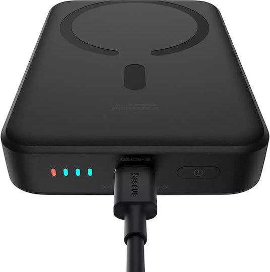 Baseus Magnetic Mini MagSafe Power Bank 10000mAh 30W with USB-C Port Black