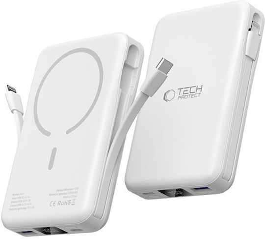 Tech-Protect PB31 Lifemag MagSafe Power Bank 10000mAh Λευκό