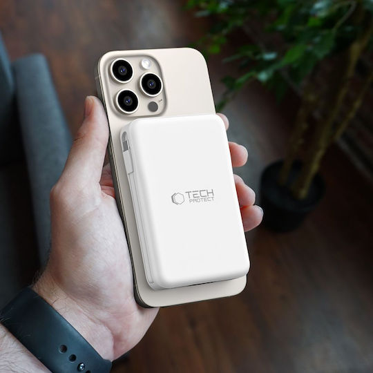 Tech-Protect PB31 Lifemag MagSafe Power Bank 10000mAh Λευκό