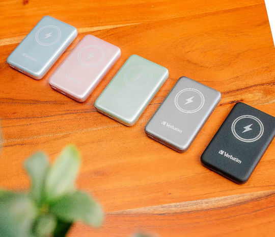 Verbatim Charge n Go Power Bank 10000mAh με Θύρα USB-C Πράσινο