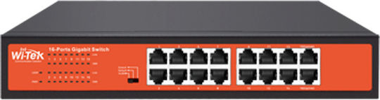 Wi-Tek WI-SG116D v2 Negestionat L2 Switch cu 16 Porturi Ethernet