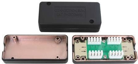 Value Junction Box Cat.6a Кутия за монтаж/разширение 1бр (SB-STP-C6A-BK)