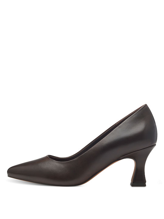 Marco Tozzi Leather Brown Heels