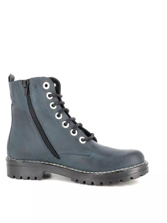 Stiefeletten Damen Blau