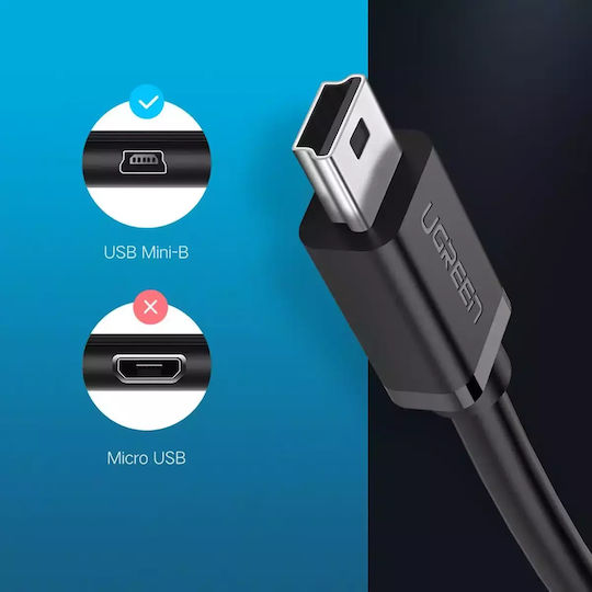 Ugreen US249 Convertor mini USB masculin în USB-A feminin 1buc
