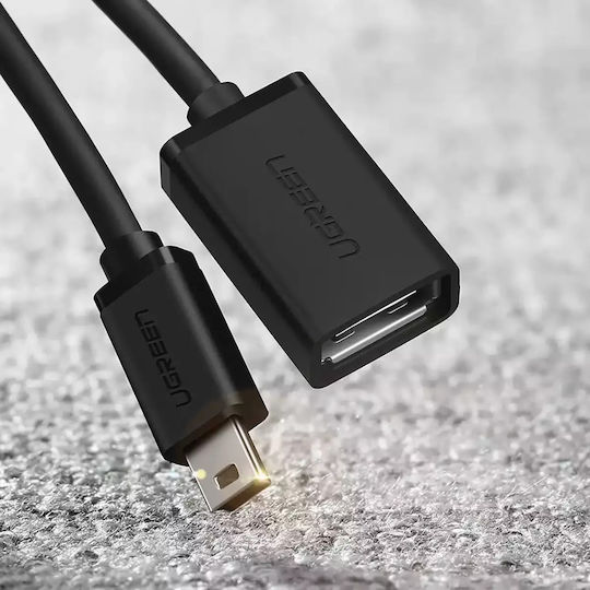 Ugreen US249 Convertor mini USB masculin în USB-A feminin 1buc