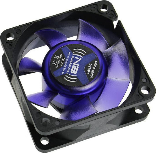 Noiseblocker XR-1 Case Fan 60mm (10.6cfm) with Blue Lighting and 3-Pin Connection