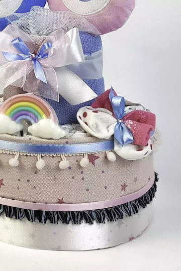 Dama Koupa Handgefertigte Windeltorte für Jungen