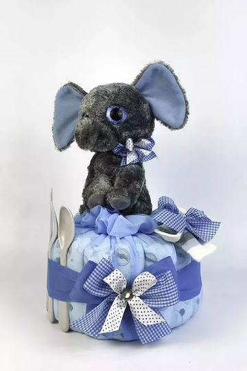 Dama Koupa Χειροποίητο Diaper Cake από Ξύλο για Αγόρι Aλογάκι
