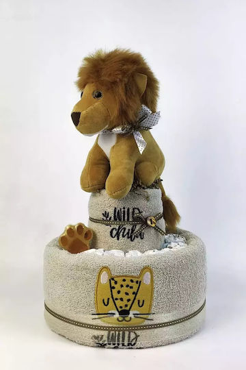 Dama Koupa Χειροποίητο Diaper Cake από Ξύλο για Αγόρι Aλογάκι