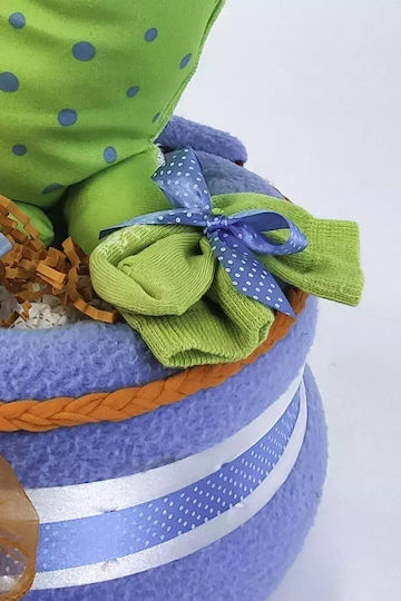 Dama Koupa Χειροποίητο Diaper Cake από Ξύλο για Αγόρι Aλογάκι
