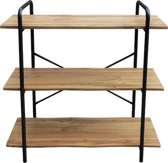 Regal Wand Aveiro 14330042 80x34x80εκ. Natural/Black