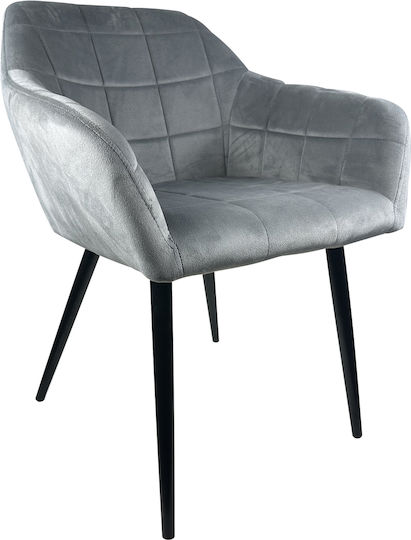 Καρέκλα Τραπεζαρίας Graham 57x43x82εκ. Γκρι/μαύρο Καρέκλα Τραπεζαρίας Graham 57x43x82εκ. Γκρι/μαύρο