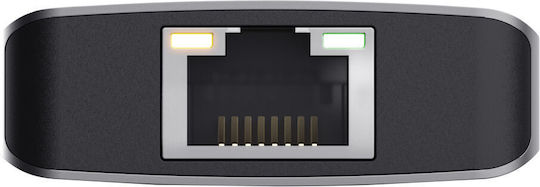 Trust Hub 10 USB 2.0 Ports with USB-A Connection Ethernet Silver
