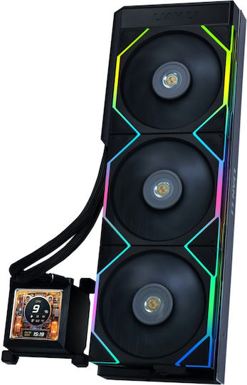 Lian Li Hydroshift LCD 360 TL CPU Water Cooling Triple Fan 120mm for Socket AM4/AM5/1700