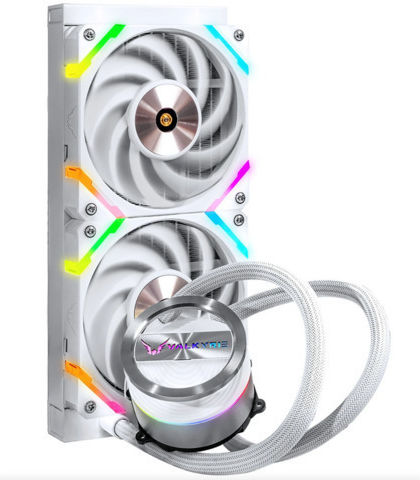 Dragonfang 240 ARGB Water Cooling System AIO CPU with 2 120mm Fans White