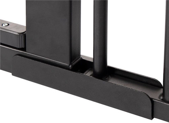 Ușă de siguranță din Metal în Culoare Negru 75εκ. 1buc