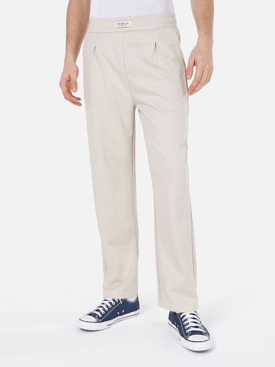 Sweatpants without Elastic White