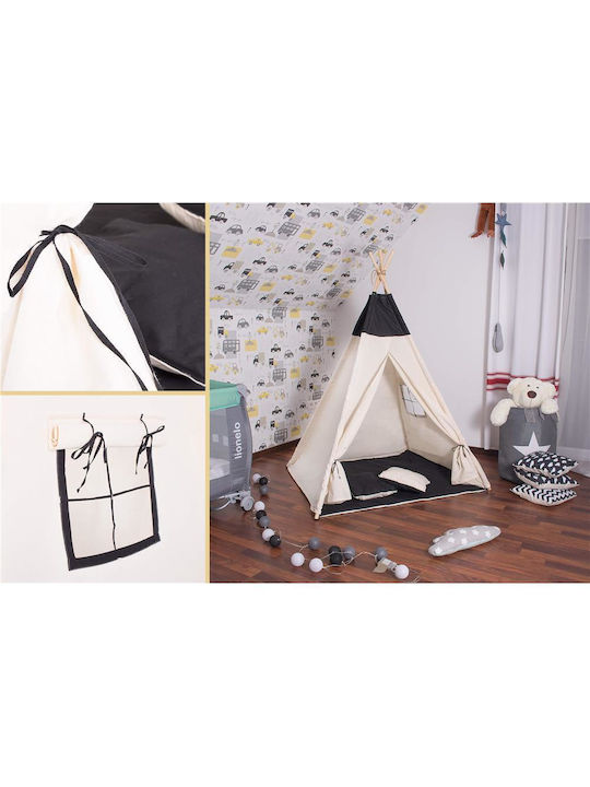 Kids Indian Teepee Play Tent White