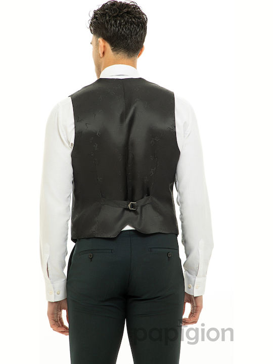 Men's Winter Suit with Vest Green