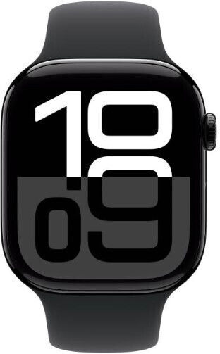 Apple Watch Series 10 Cellular Aluminium 46mm Waterproof with eSIM and Heart Rate Monitor (Sport Loop Jet Black/Ink)