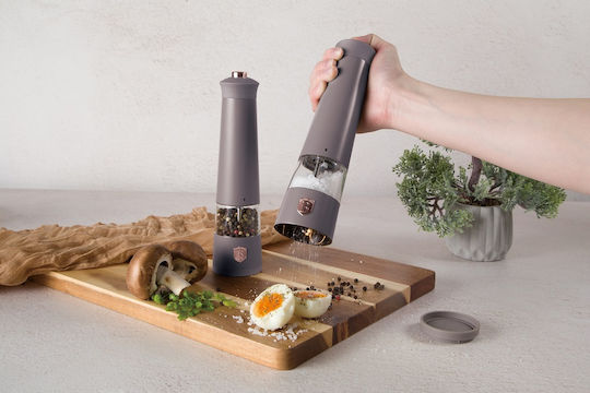 Berlinger Haus BH-9544 Taupe Electric Pepper Salt Mills