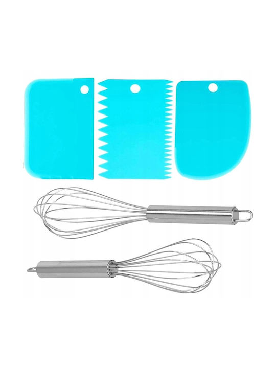 Pastry Set Rotating Platter 4 Baking Trays 345 Pieces Templates Decorating Cakes