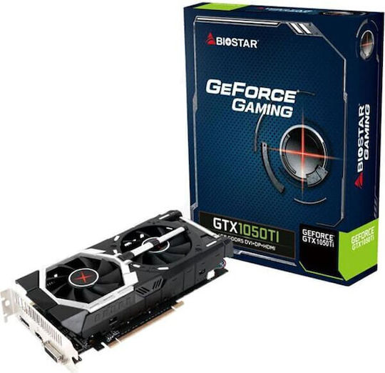 Biostar GeForce GTX 1050 Ti 4GB GDDR5 Κάρτα Γραφικών