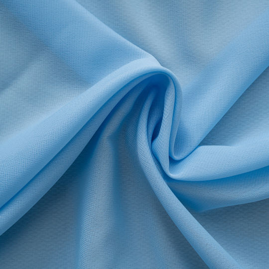 My Home Luxury Grommet Light Blue Curtains 270x270cm