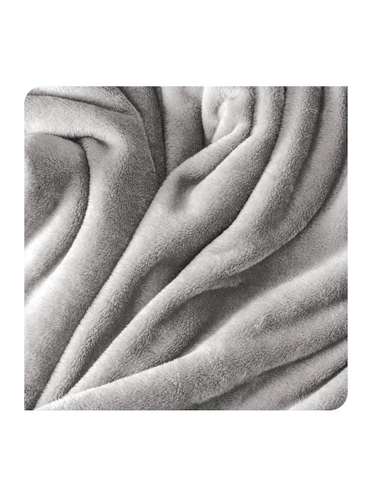 My Home Luxury Одеяло Флийс Кинг сайз 220x240см. Grey Light