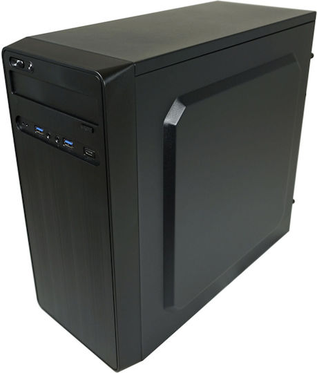 LC-Power 2017MB Micro Tower Κουτί Υπολογιστή Μαύρο