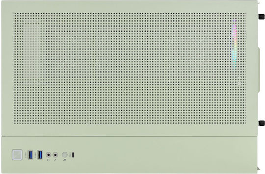 Thermaltake View 380 TG ARGB Gaming Midi-Turm Computergehäuse Grün