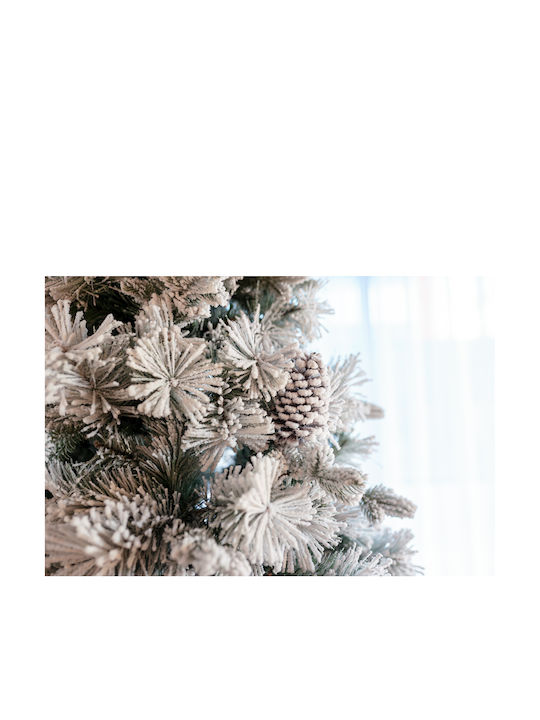 Christmas Tree Frosted Pine Snowy 150cm with 858 Branches
