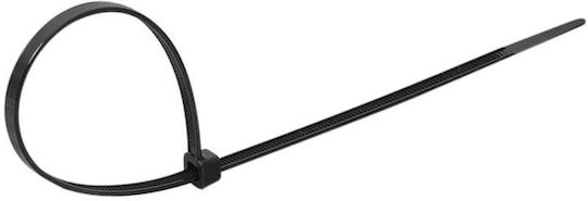 Cabletech Kunststoff Kabelbinder 200mmx3.6mm in Schwarz Farbe (100 Stück) DM-0046-20