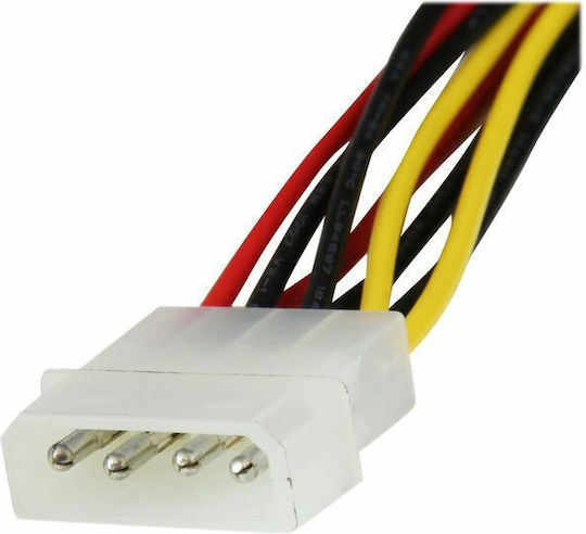 StarTech Pyo2lp4lsata 12 Lp4 2x 15-Pin Sata - Molex cu 4 pini Cablu 0.3m Multicolor (PYO2LP4SATA)