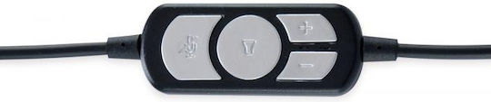 Conceptronic POLONA01B On Ear Multimedia Ακουστικά με μικροφωνο και σύνδεση USB-A