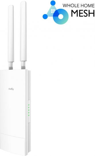 Cudy AP3000 AX3000 Външна Точка за Достъп Wi‑Fi 6 Двулентов (2.4 и 5GHz) за Външен Монтаж