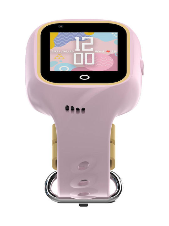 Bemi Kids Digital Watch with GPS and Rubber/Plastic Strap Pink